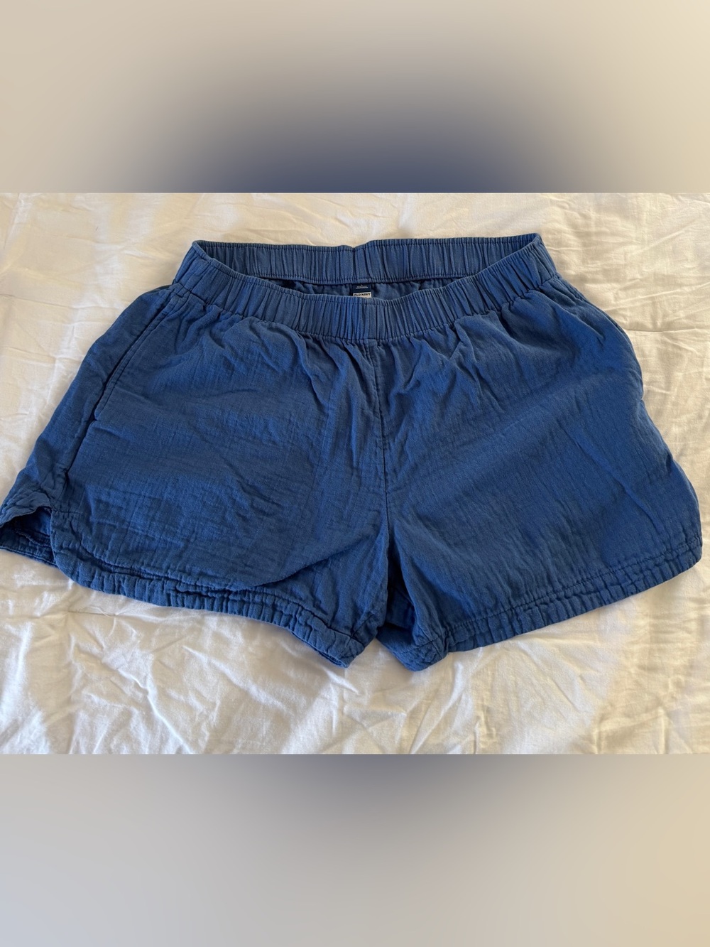 OLD NAVY Blue Crinkle Gauze Shorts